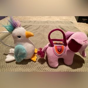 Gymboree stuffed mini plush purses